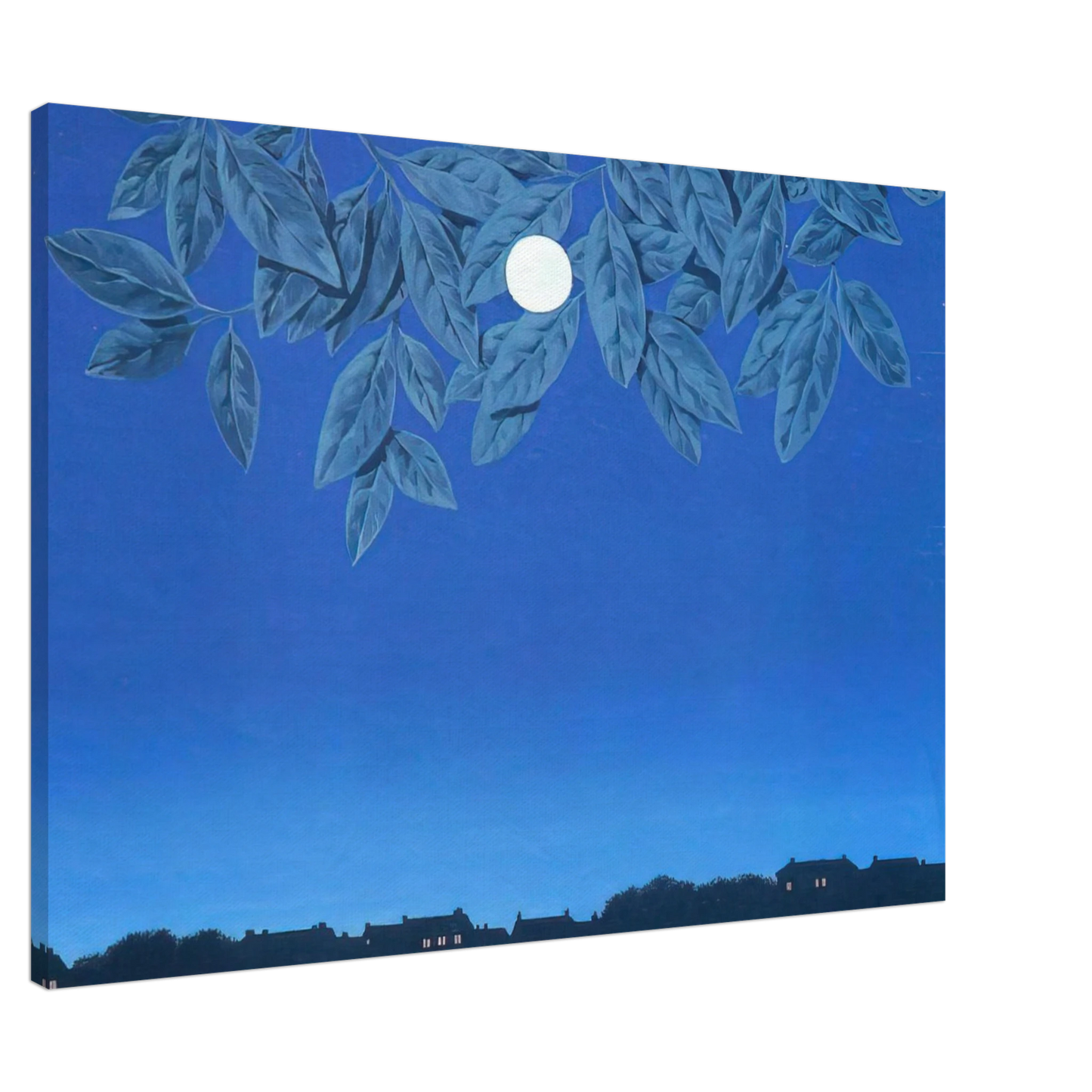 Rene Magritte - THE BLANK PAGE 1967 Canvas - 20x30 cm / 8x12 inches-canvas