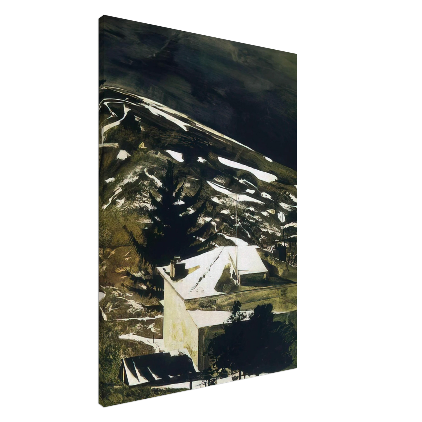 Andrew Wyeth - WOLF MOON 1975 Canvas - 20x30 cm / 8x12 inches-canvas