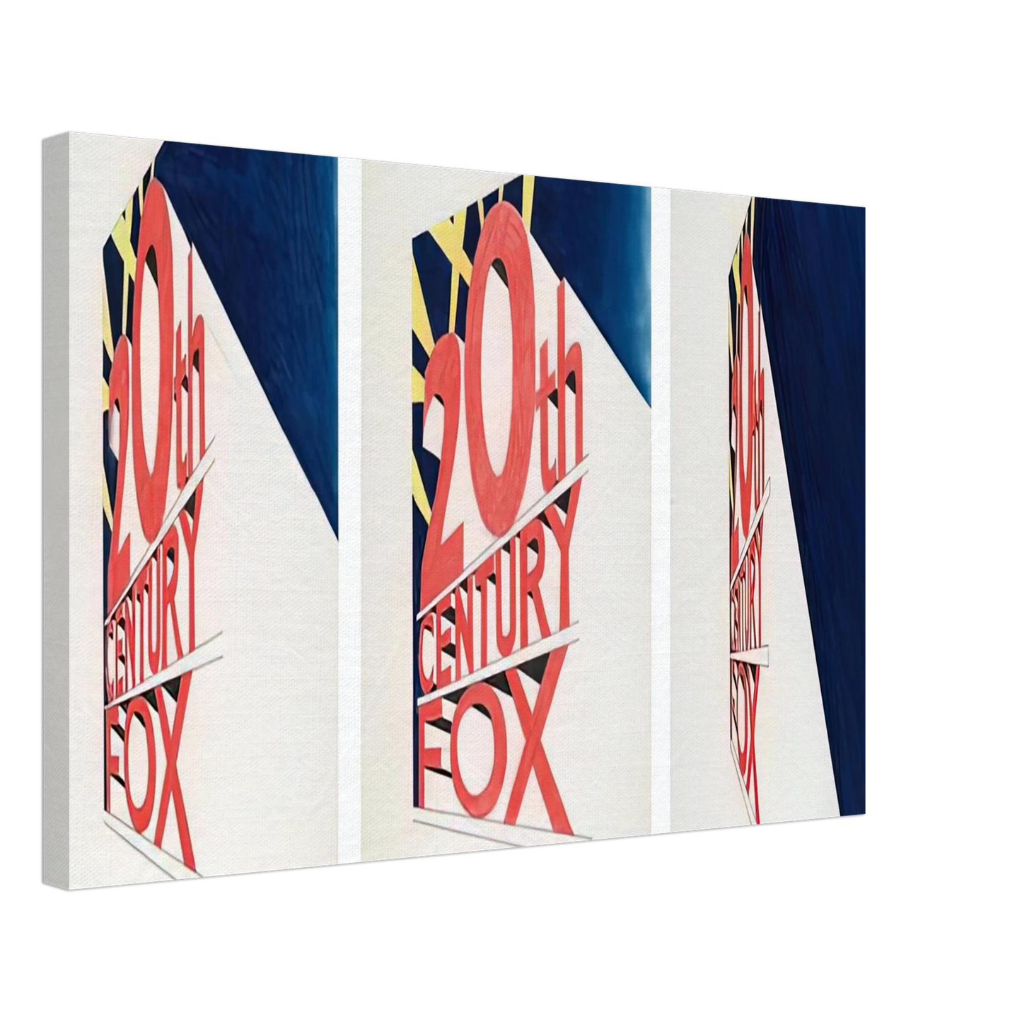 Edward Ruscha - VIEW OF THE BIG PICTURE 1963 Canvas - 40x60 cm / 16x24 inches-canvas