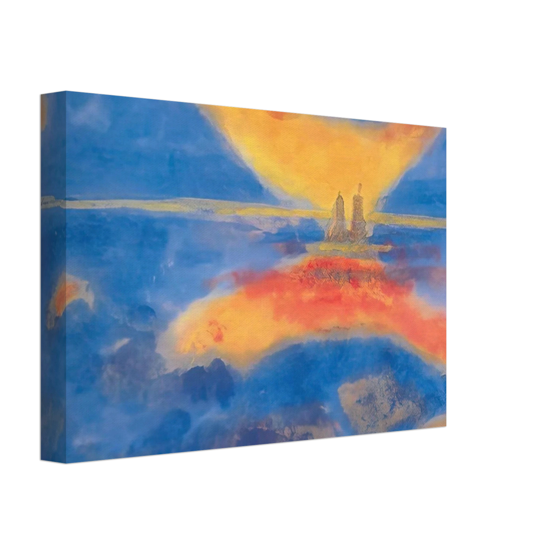 Emil Nolde - Sunrise at the sea Canvas - 40x60 cm / 16x24 inches-canvas