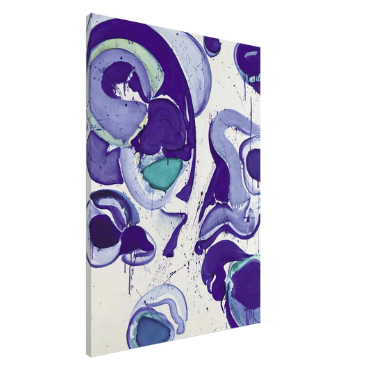 Sam Francis - Blue Canvas - 20x30 cm / 8x12 inches-canvas