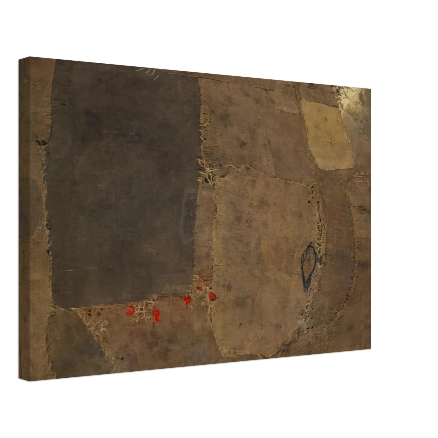 Alberto Burri - Composition Canvas - 40x60 cm / 16x24 inches-canvas