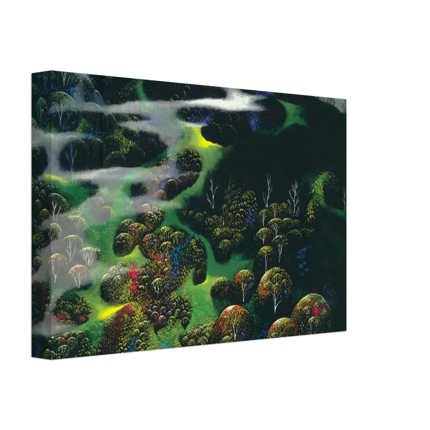 Eyvind Earle - Spot of Magic Canvas - 40x60 cm / 16x24 inches-canvas