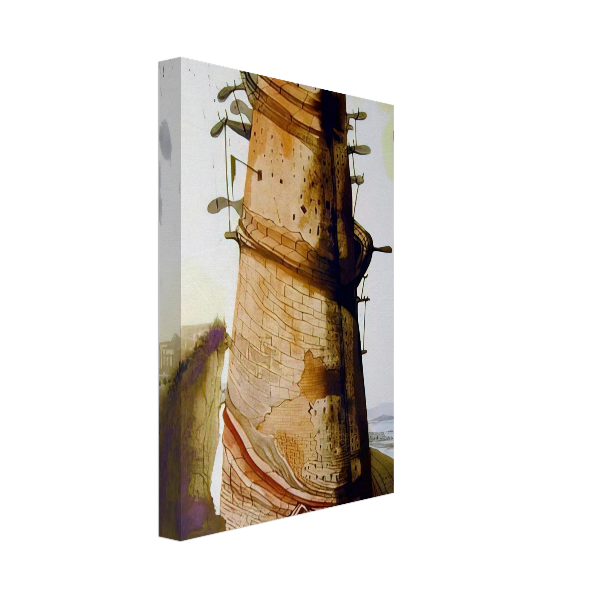 Salvador Dali - TURRIS BABEL 1967 Canvas - 40x60 cm / 16x24 inches-canvas