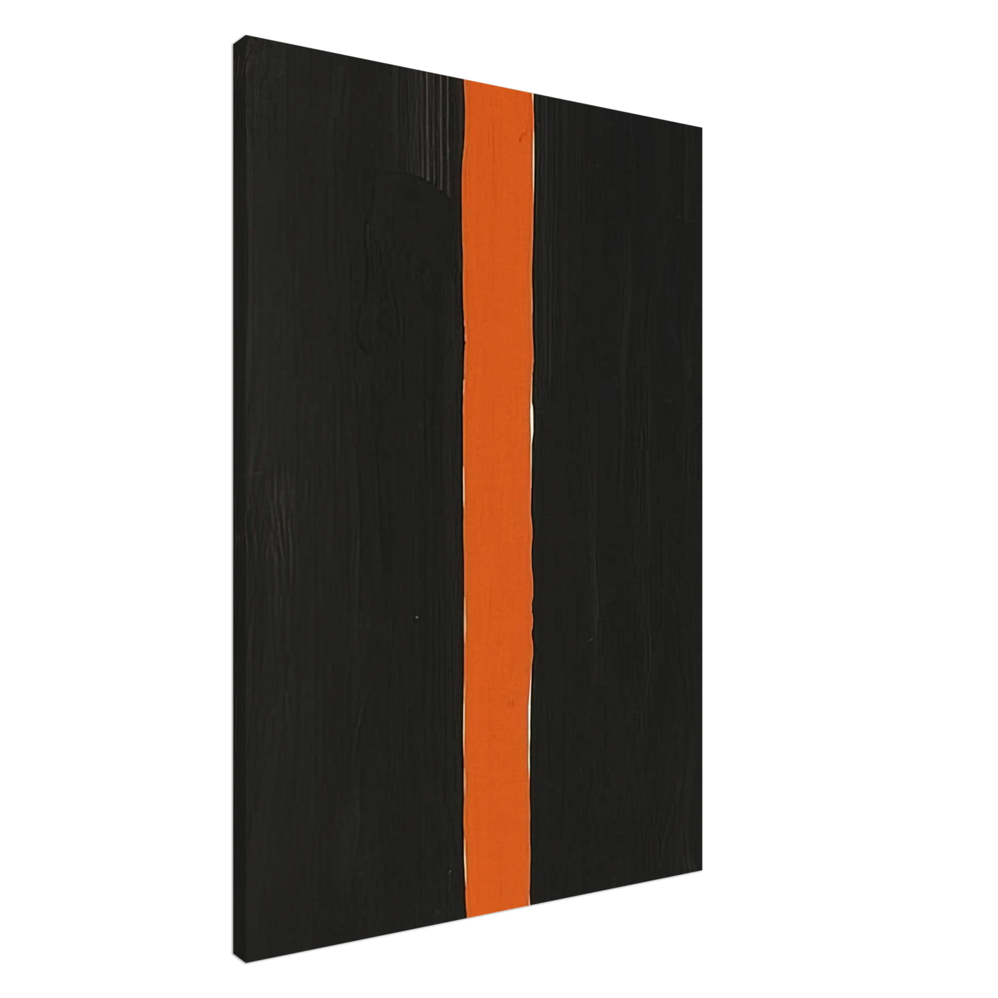 Gunther Forg - Untitled Black and Orange - 1988 Canvas - 20x30 cm / 8x12 inches-canvas