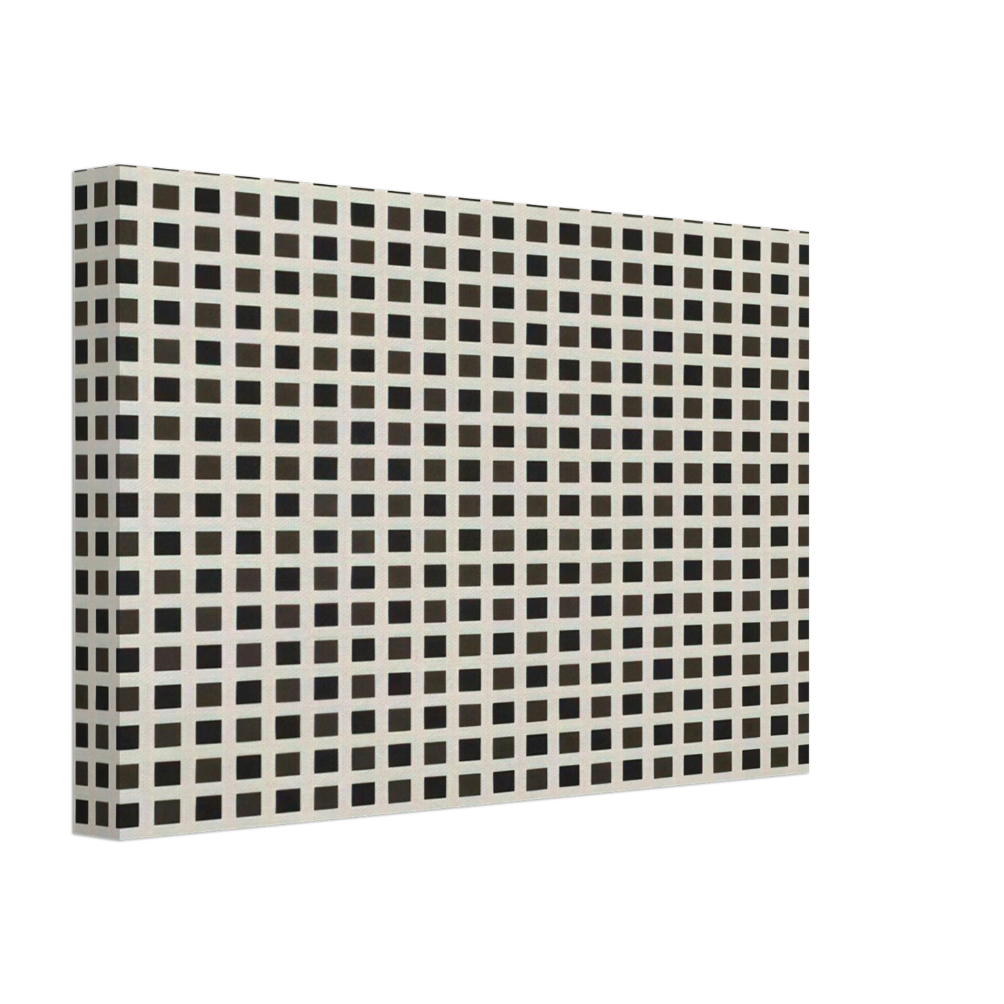 Francois Morellet - Repartition reguliere de carres - 1971 Canvas - 40x60 cm / 16x24 inches-canvas