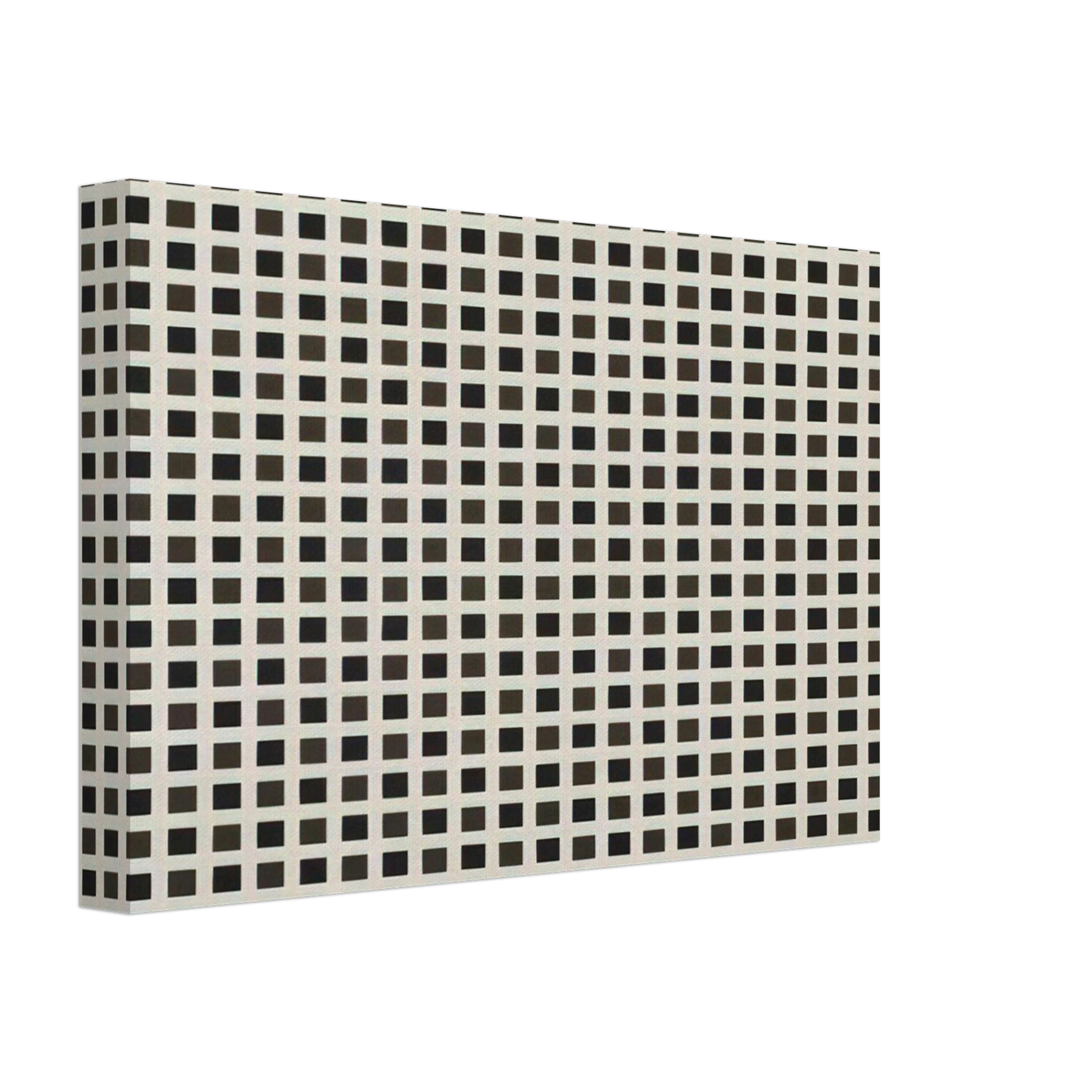 Francois Morellet - Repartition reguliere de carres - 1971 Canvas - 40x60 cm / 16x24 inches-canvas