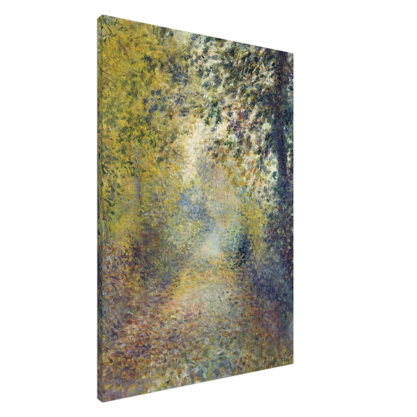 Pierre-Auguste Renoir - In the Woods Canvas - 20x30 cm / 8x12 inches-canvas