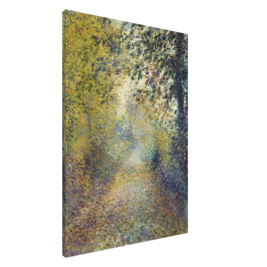 Pierre-Auguste Renoir - In the Woods Canvas - 20x30 cm / 8x12 inches-canvas