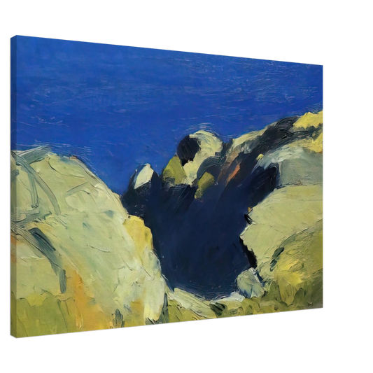 Edward Hopper - Rocks Canvas - 20x30 cm / 8x12 inches-canvas