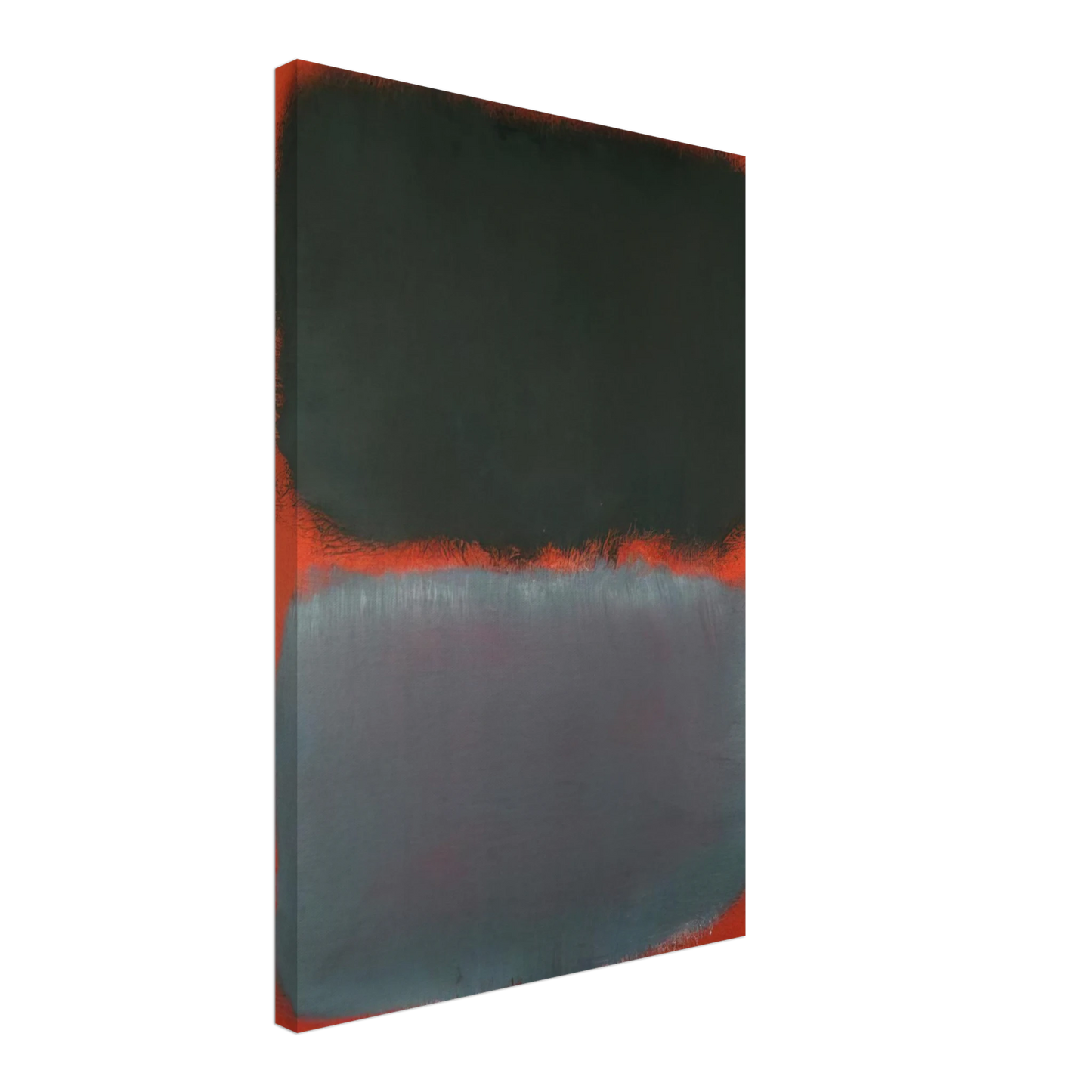 Mark Rothko - Untitled Gray, Gray on Red - 1968 Canvas - 40x60 cm / 16x24 inches-canvas