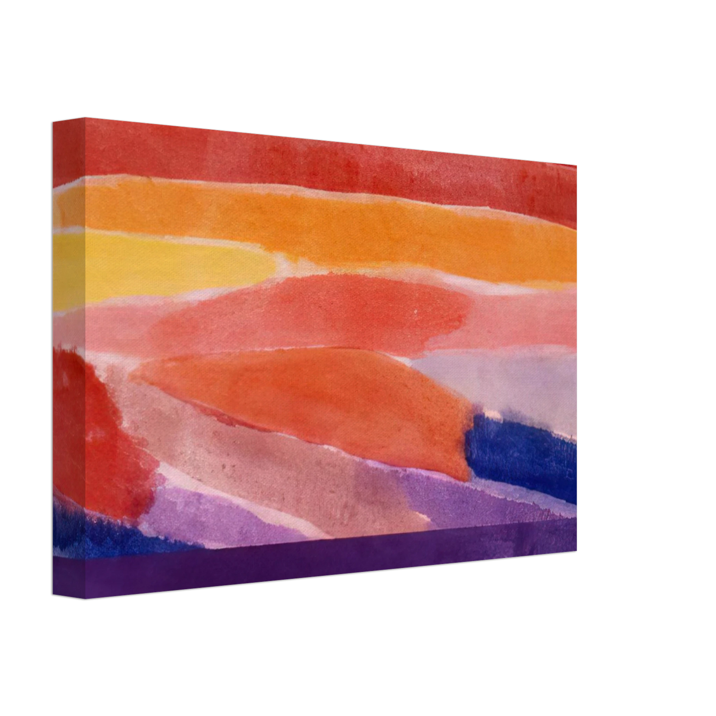 Ronnie Landfield - Surface Of Coral - 1981 Canvas - 40x60 cm / 16x24 inches-canvas
