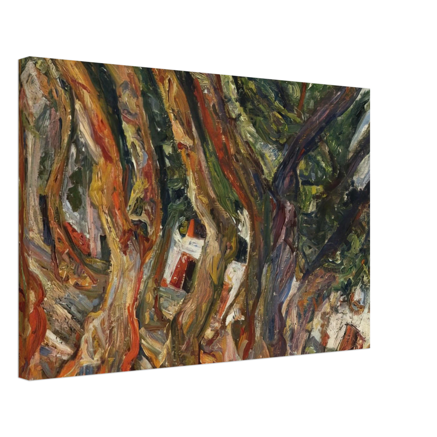 Chaim Soutine - PLANE TREES AT CERET 1920 0 Canvas - 70x100 cm / 28x40 inches-canvas