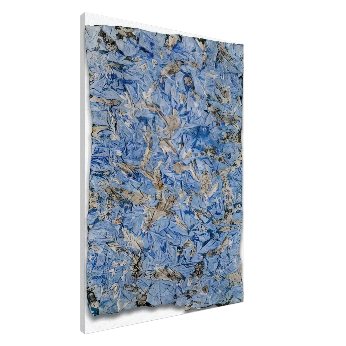 Simon Hantai - Untitled - 1982 Canvas - 20x30 cm / 8x12 inches-canvas