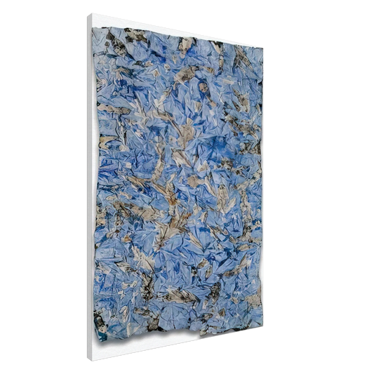 Simon Hantai - Untitled - 1982 Canvas - 20x30 cm / 8x12 inches-canvas