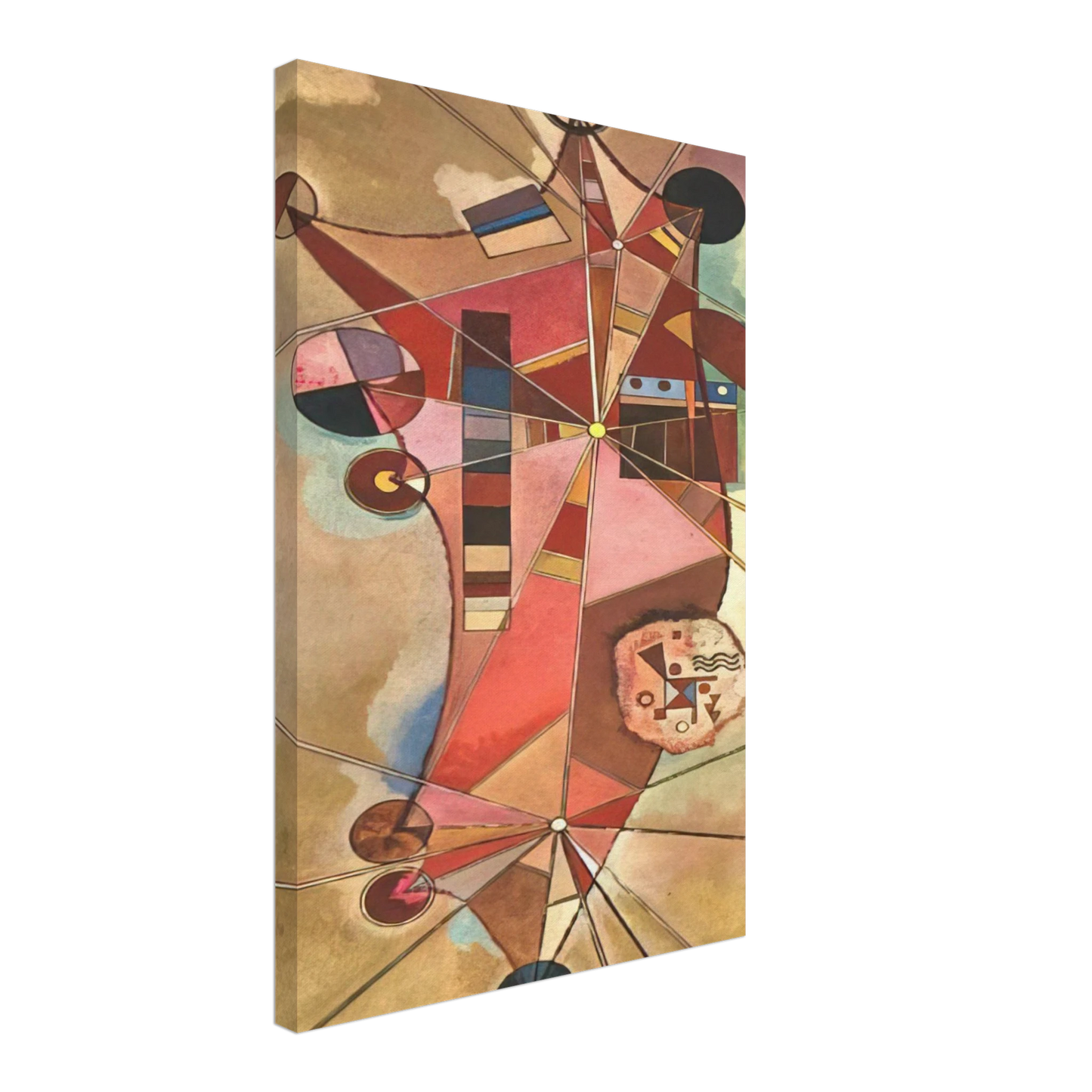 Wassily Kandinsky - FIXED POINTS Canvas - 70x100 cm / 28x40 inches-canvas