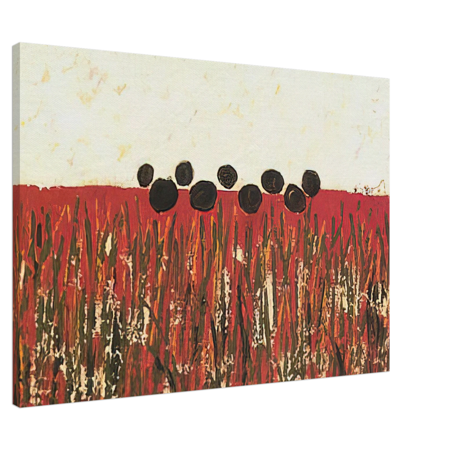 Forrest Bess - Symbol of Flowers - 1951 Canvas - 20x30 cm / 8x12 inches-canvas