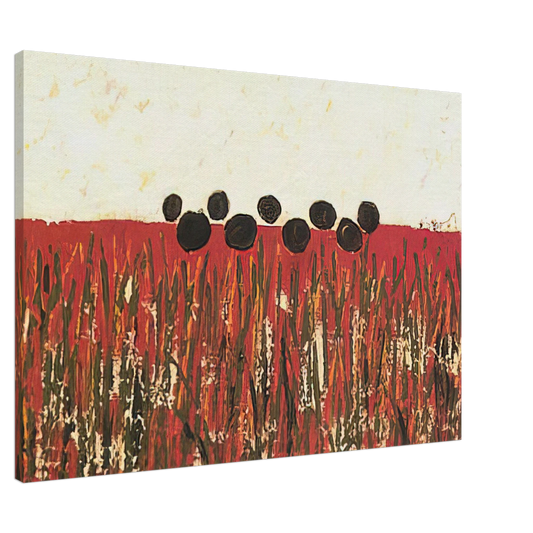 Forrest Bess - Symbol of Flowers - 1951 Canvas - 20x30 cm / 8x12 inches-canvas