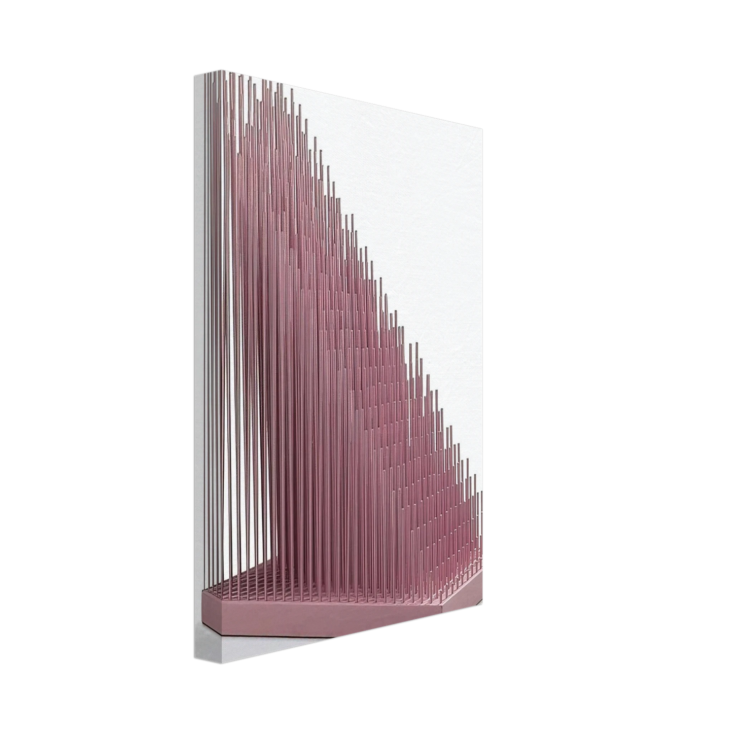 Jesus Rafael Soto - PROGRESION ROSA Canvas - 70x100 cm / 28x40 inches-canvas