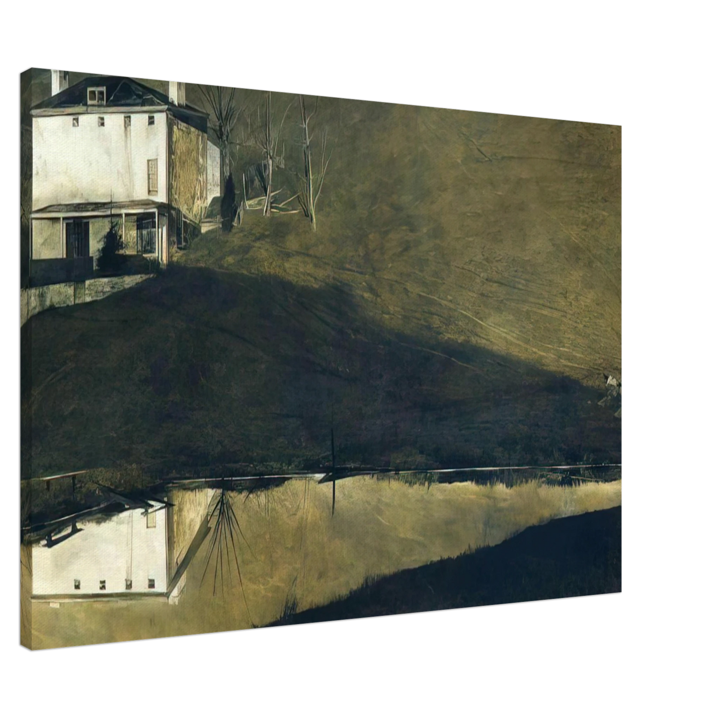 Andrew Wyeth - BROWN SWISS Canvas - 20x30 cm / 8x12 inches-canvas