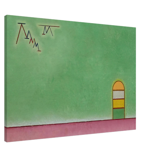 Wassily Kandinsky - GREEN EMPTYNESS 1930 Canvas - 20x30 cm / 8x12 inches-canvas