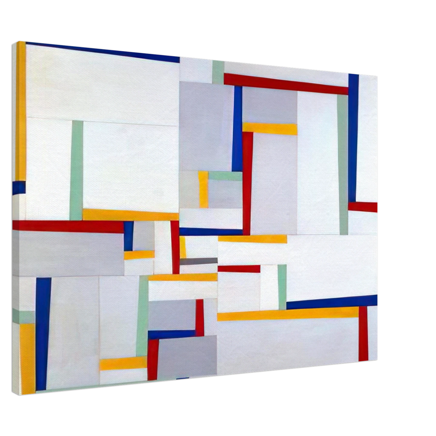 Fritz Glarner - Relational Painting #9 - 1946 Canvas - 20x30 cm / 8x12 inches-canvas