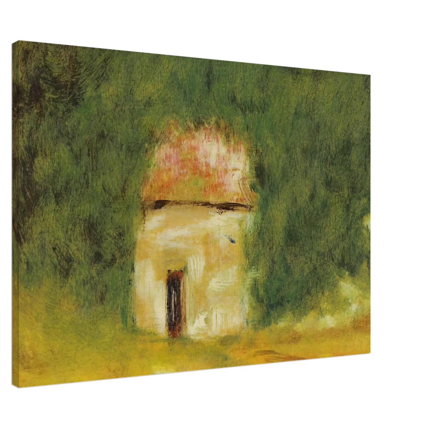 Pierre-Auguste Renoir - The Little House Canvas - 20x30 cm / 8x12 inches-canvas