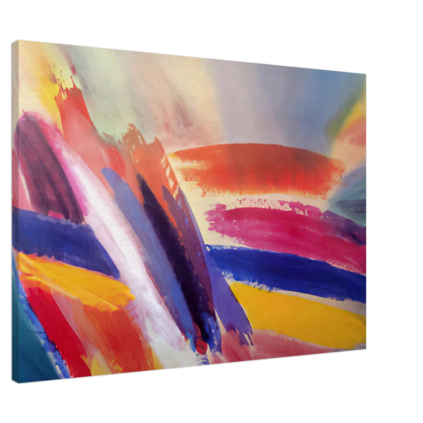 Ronnie Landfield - Spirit On High - 1995 Canvas - 20x30 cm / 8x12 inches-canvas