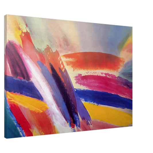 Ronnie Landfield - Spirit On High - 1995 Canvas - 20x30 cm / 8x12 inches-canvas