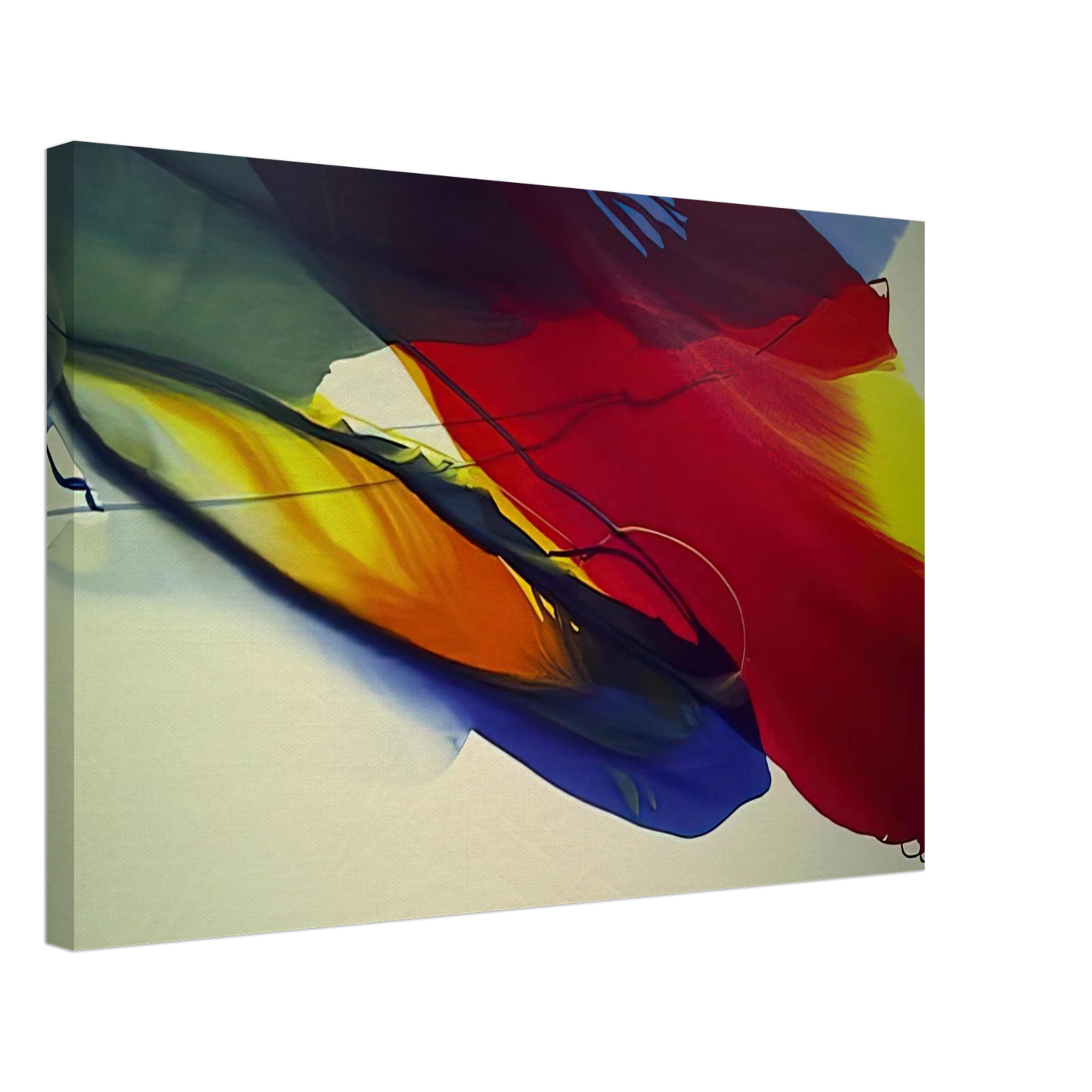 Paul Jenkins - Phenomena Point Swing and Flank - 1964 Canvas - 70x100 cm / 28x40 inches-canvas