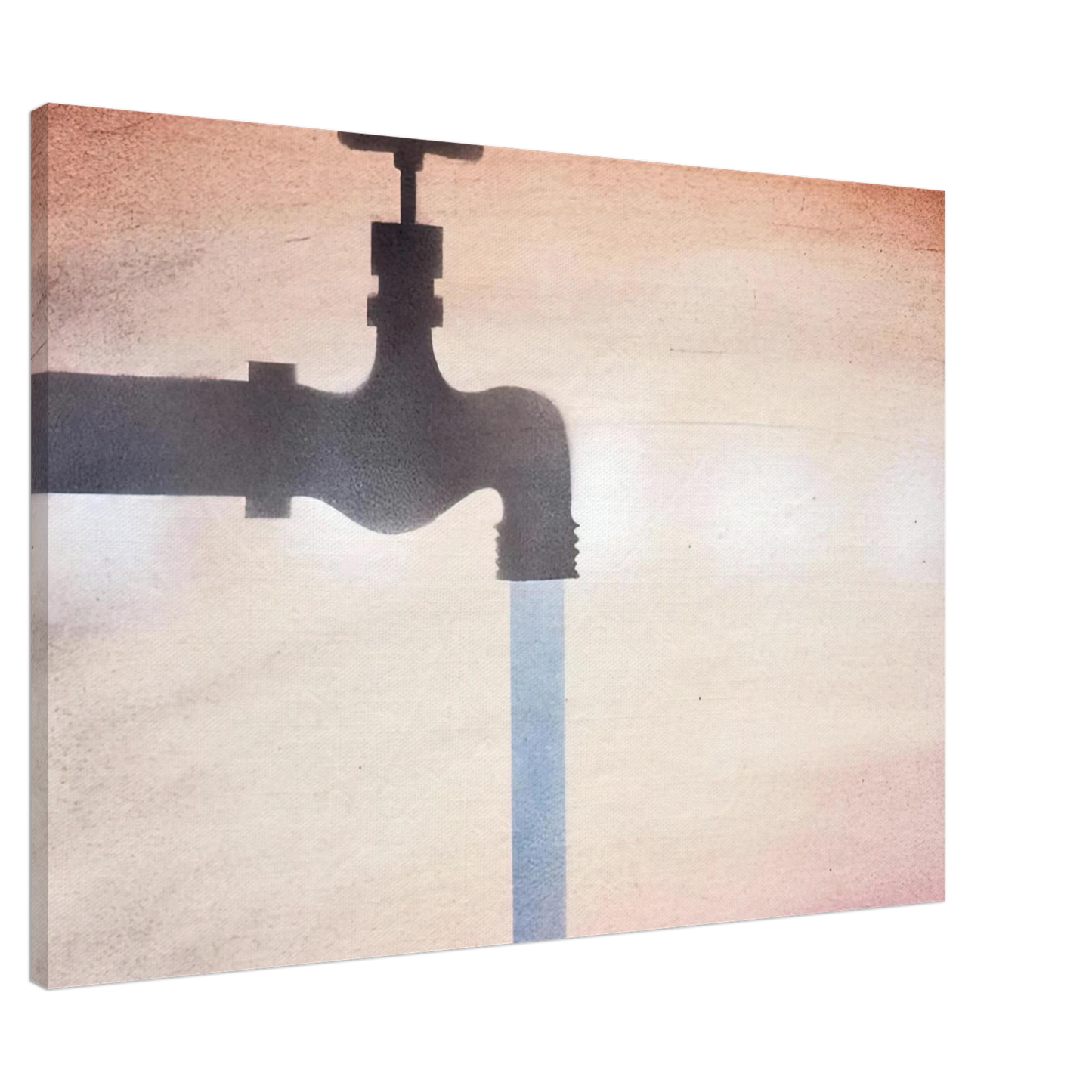Edward Ruscha - FAUCET Canvas - 20x30 cm / 8x12 inches-canvas