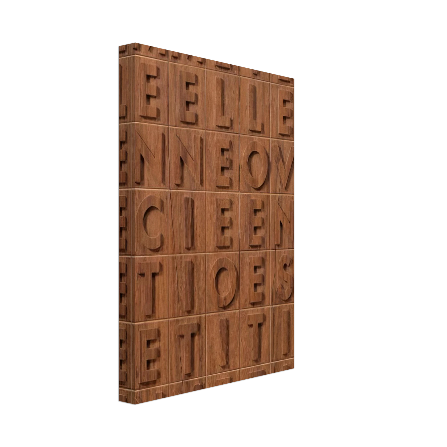 Alighiero Boetti - EMME I ELLE 1970 Canvas - 70x100 cm / 28x40 inches-canvas