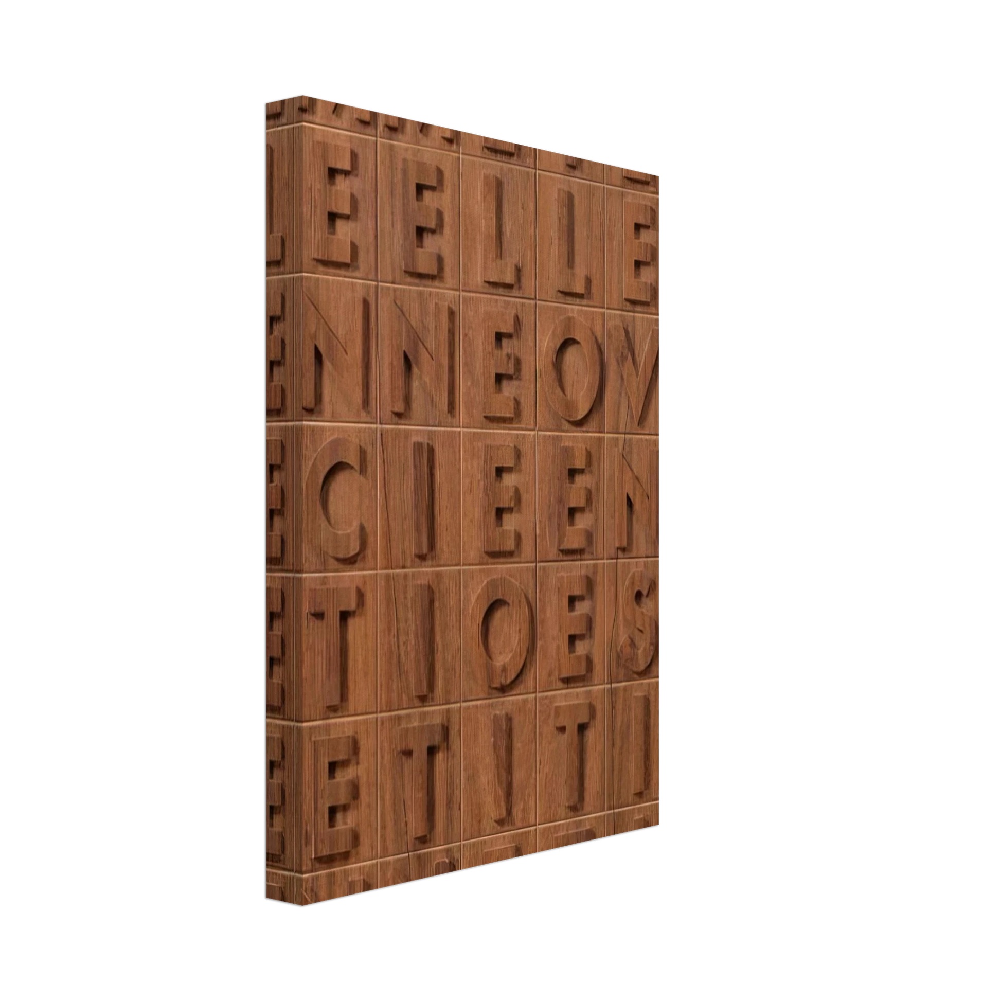 Alighiero Boetti - EMME I ELLE 1970 Canvas - 70x100 cm / 28x40 inches-canvas