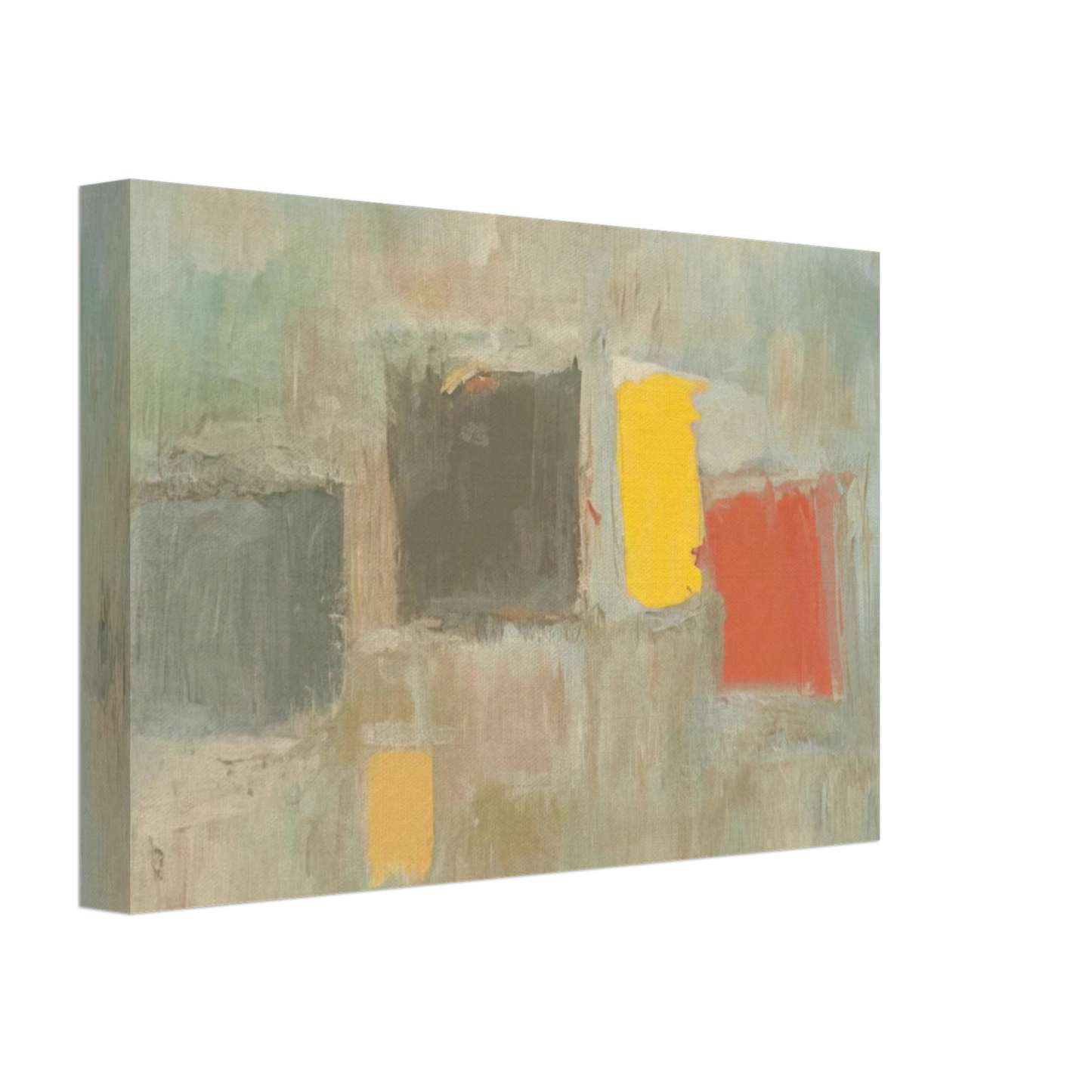 Esteban Vicente - NUMBER 6 1956 Canvas - 20x30 cm / 8x12 inches-canvas