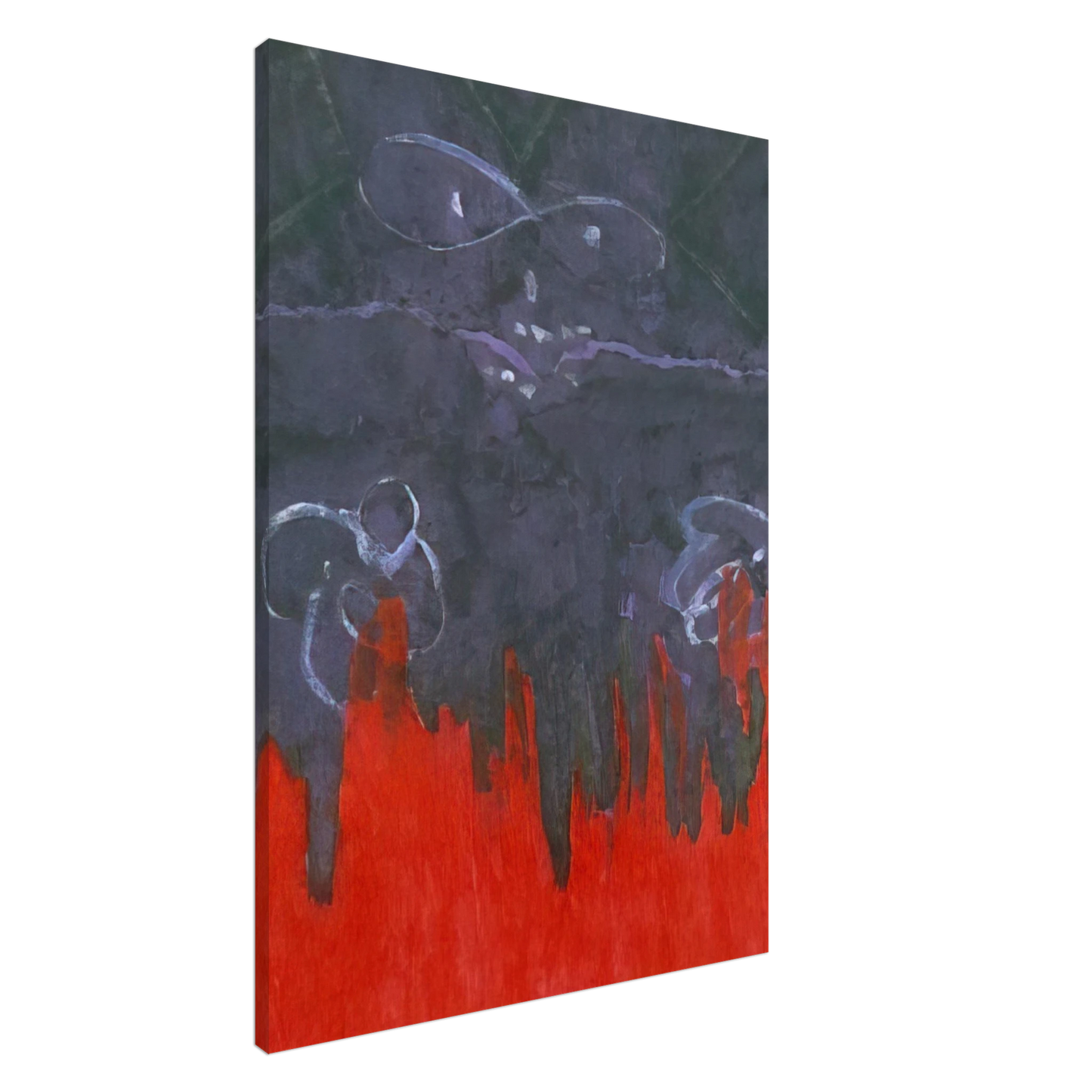 Theodoros Stamos - Infinity Field Torino Series #1 - 1986 Canvas - 20x30 cm / 8x12 inches-canvas