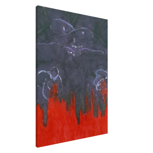 Theodoros Stamos - Infinity Field Torino Series #1 - 1986 Canvas - 20x30 cm / 8x12 inches-canvas