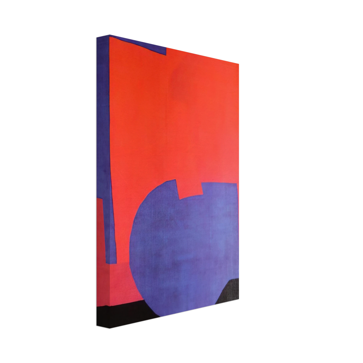 Serge Poliakoff - Composition rouge - 1968 Canvas - 40x60 cm / 16x24 inches-canvas