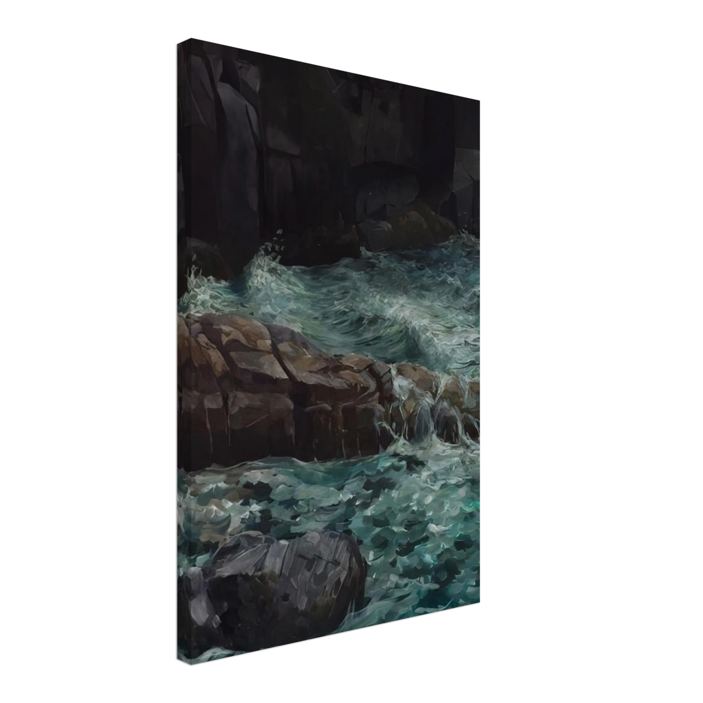 Ivan Albright - MAINE COAST Canvas - 40x60 cm / 16x24 inches-canvas