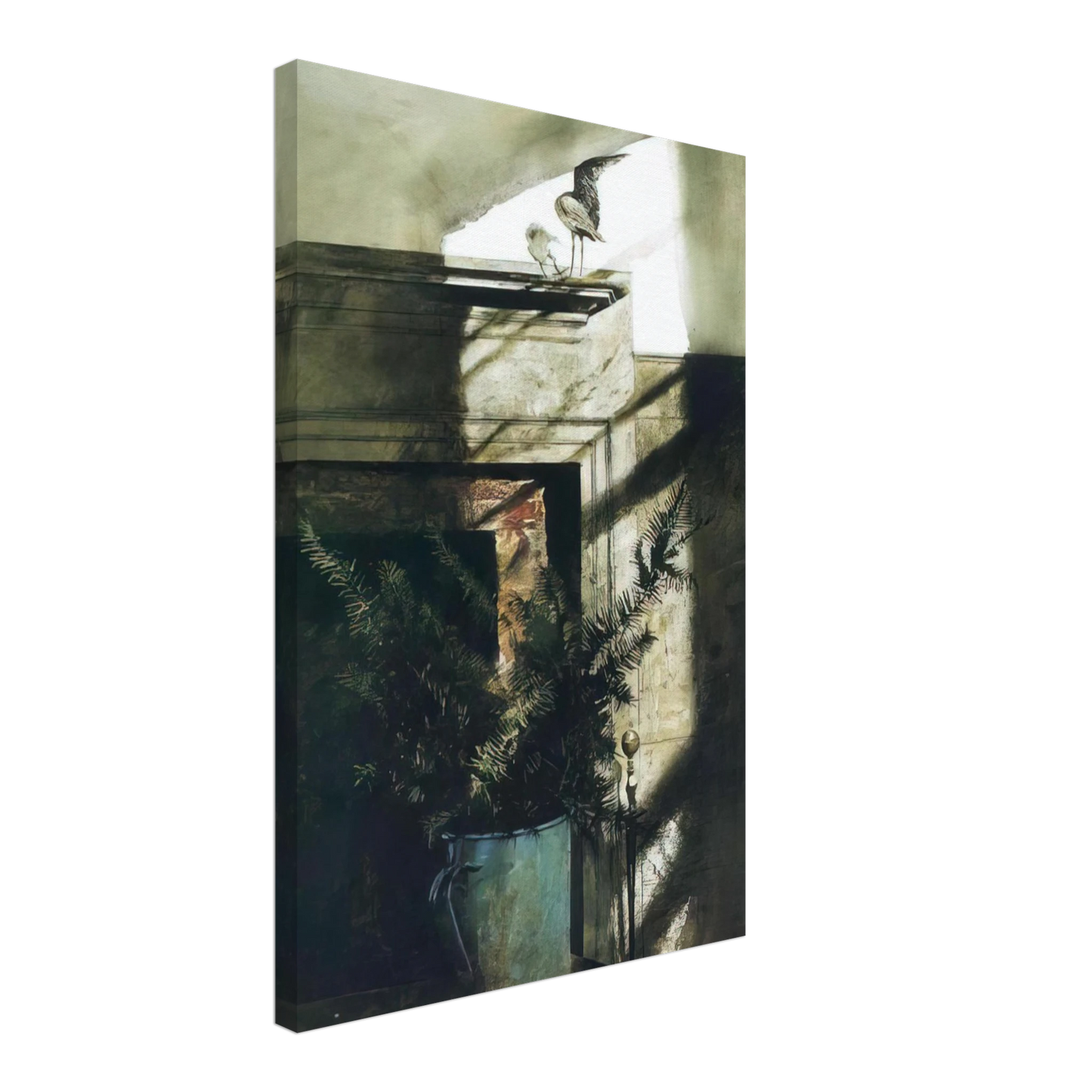 Andrew Wyeth - BIRD IN THE HOUSE Canvas - 40x60 cm / 16x24 inches-canvas