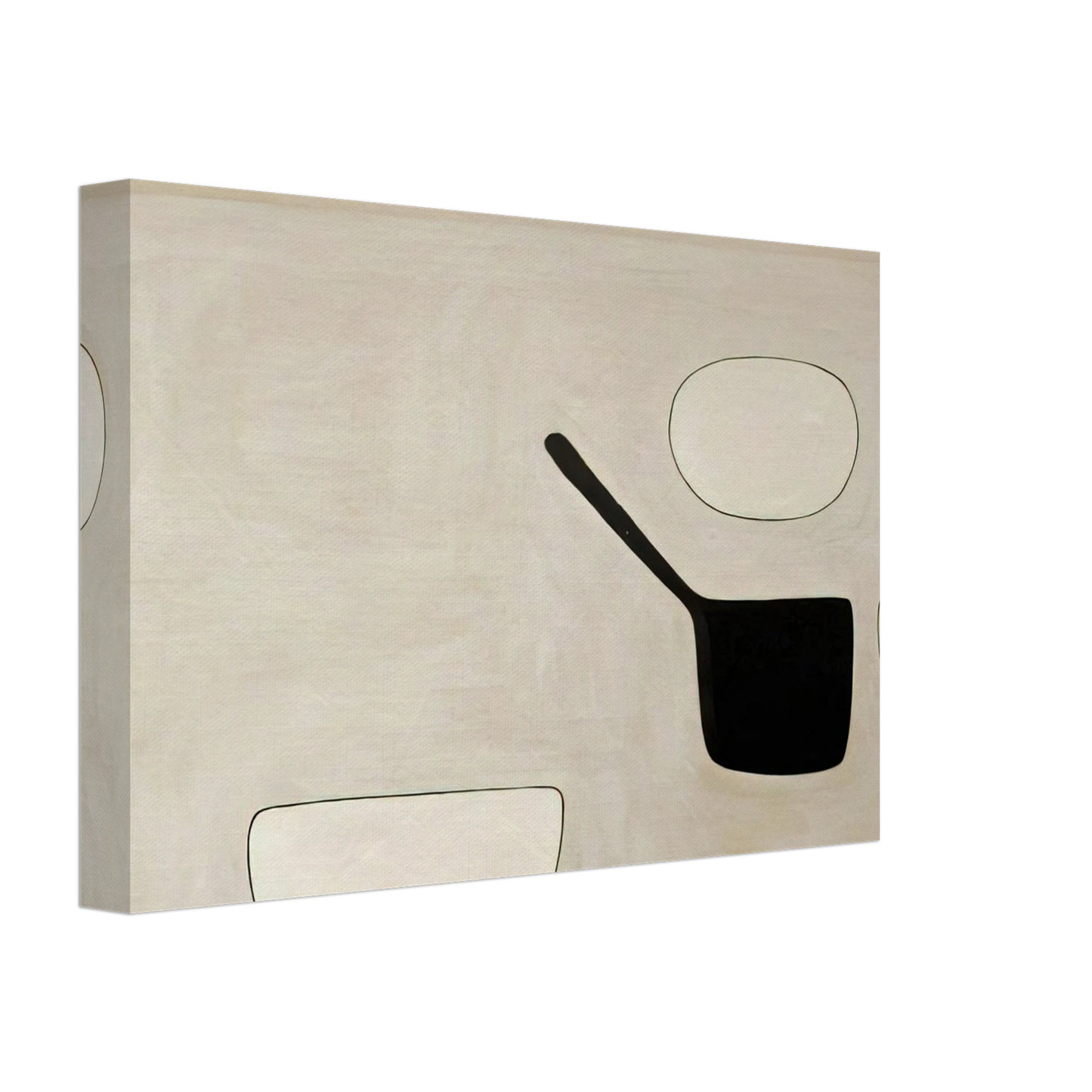 William Scott - Six Open Forms - 1971 Canvas - 70x100 cm / 28x40 inches-canvas