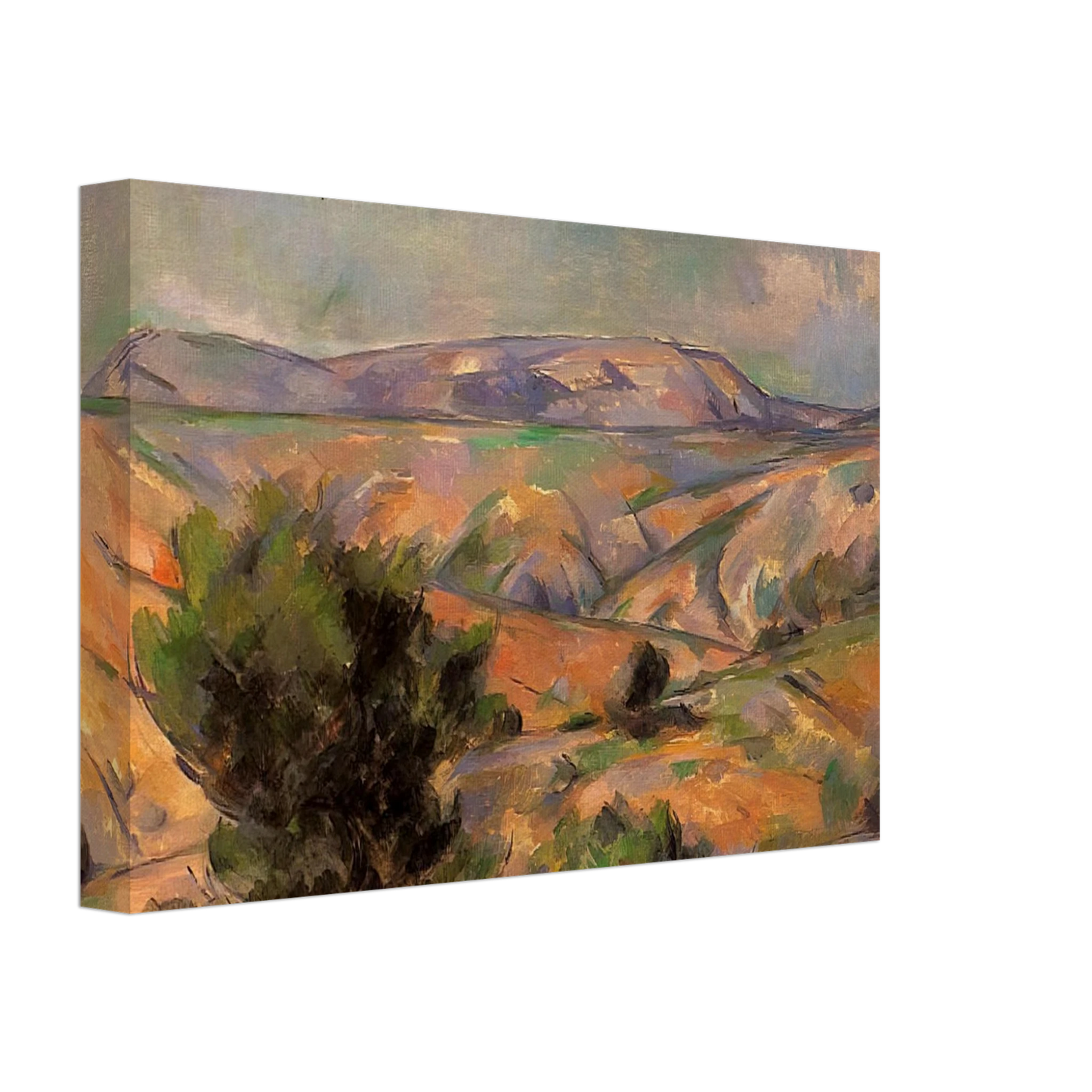 Paul Cezanne - Mount Sainte-Victoire Seen from Gardanne Canvas - 40x60 cm / 16x24 inches-canvas