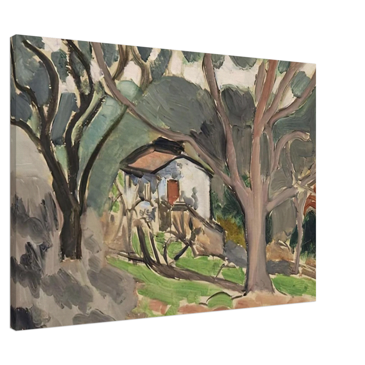 Henri Matisse - LA MAISONNETTE 1919 Canvas - 20x30 cm / 8x12 inches-canvas