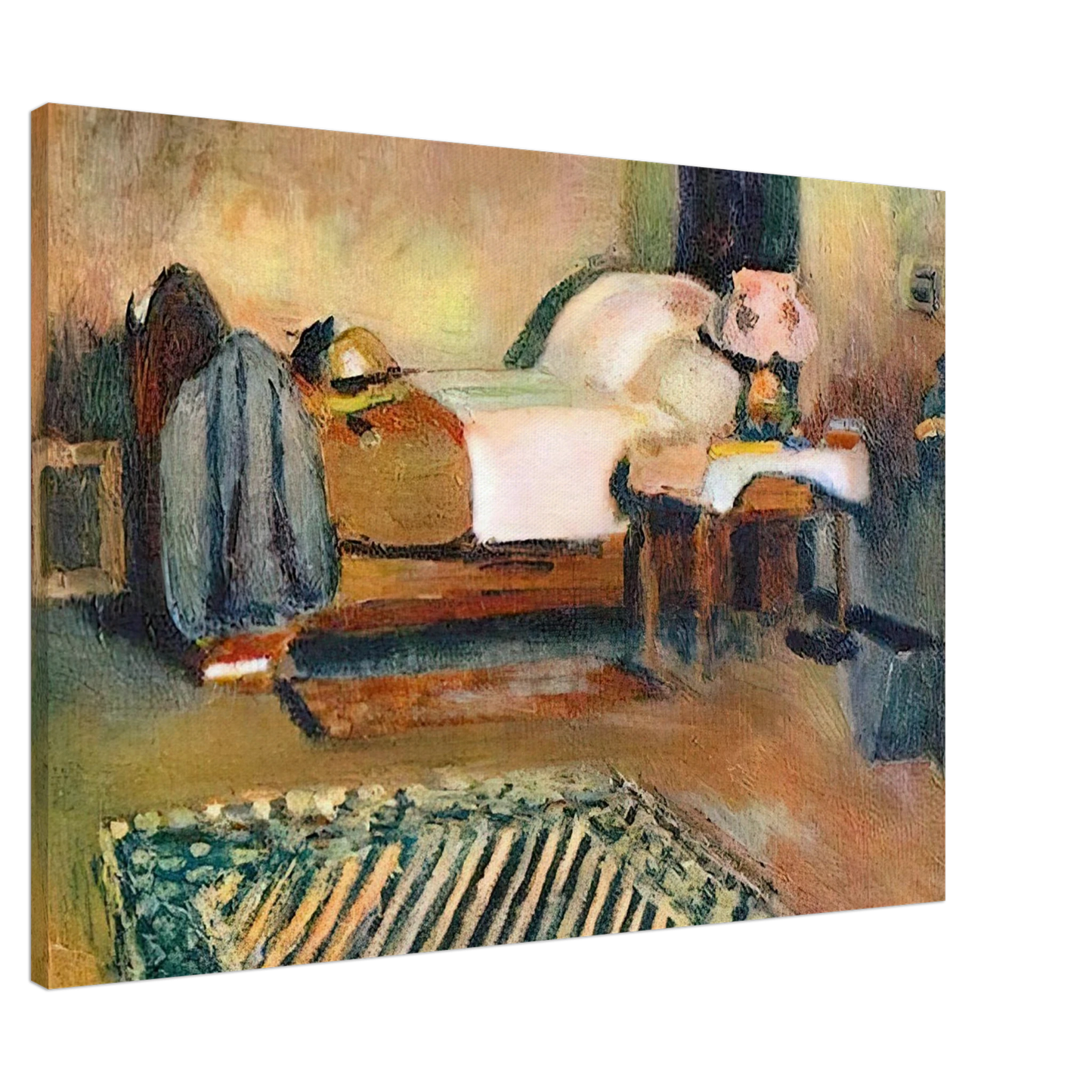Henri Matisse - MY ROOM IN AJACCIO 1889 Canvas - 20x30 cm / 8x12 inches-canvas