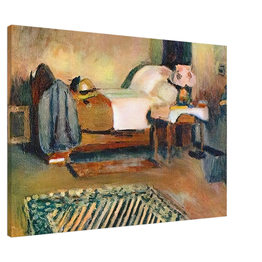 Henri Matisse - MY ROOM IN AJACCIO 1889 Canvas - 20x30 cm / 8x12 inches-canvas