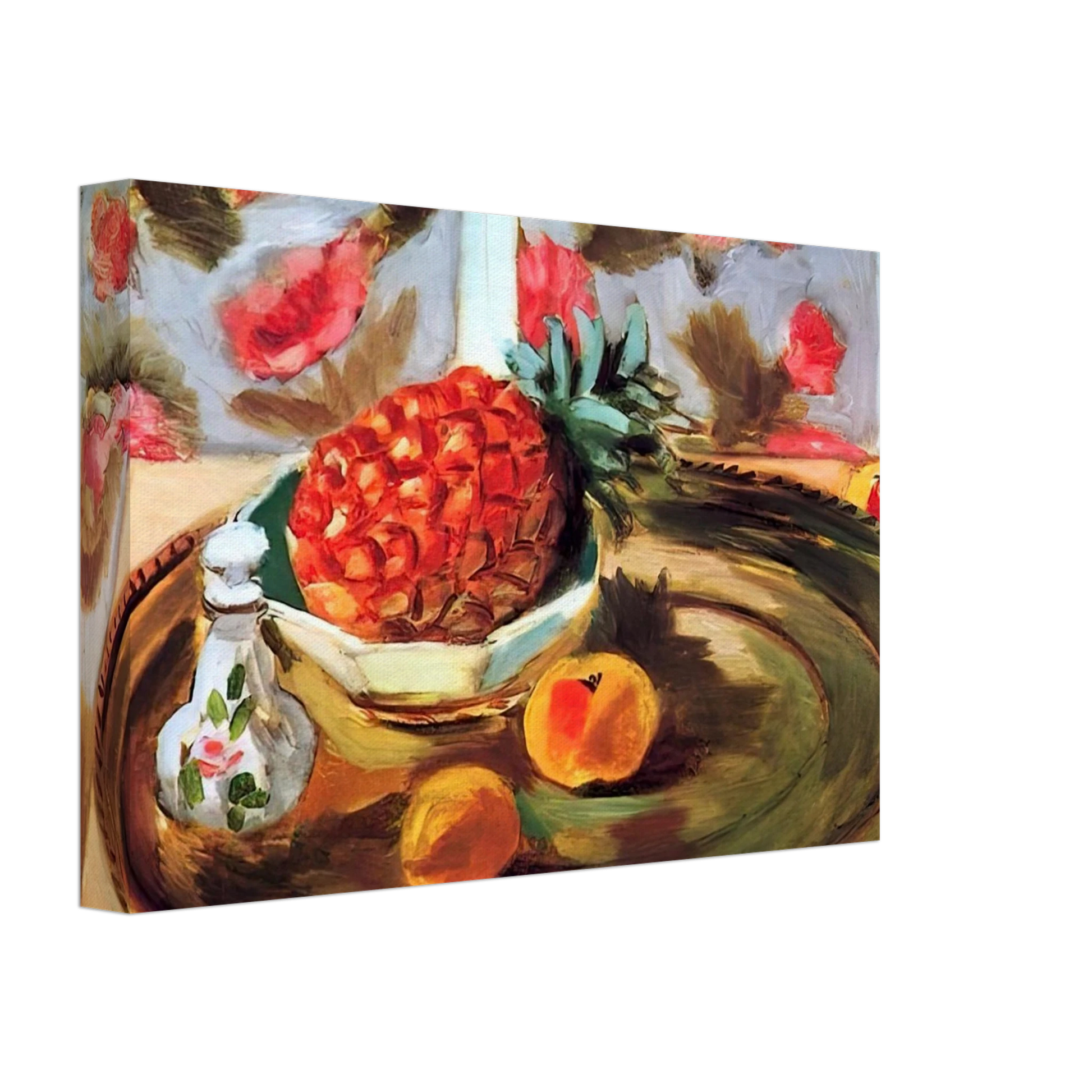 Henri Matisse - STILL LIFE WITH PINEAPPLE 1924 Canvas - 70x100 cm / 28x40 inches-canvas