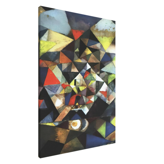 Paul Klee - WITH THE EGG 1917 Canvas - 20x30 cm / 8x12 inches-canvas