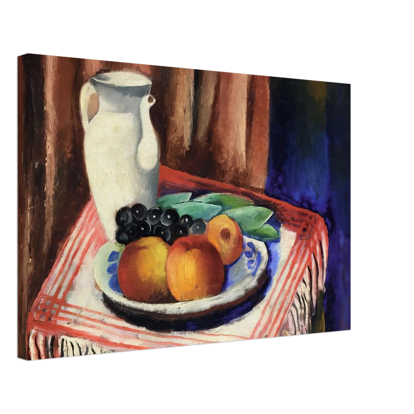 Moise Kisling - STILL LIFE WITH LEMONS 1917 Canvas - 70x100 cm / 28x40 inches-canvas