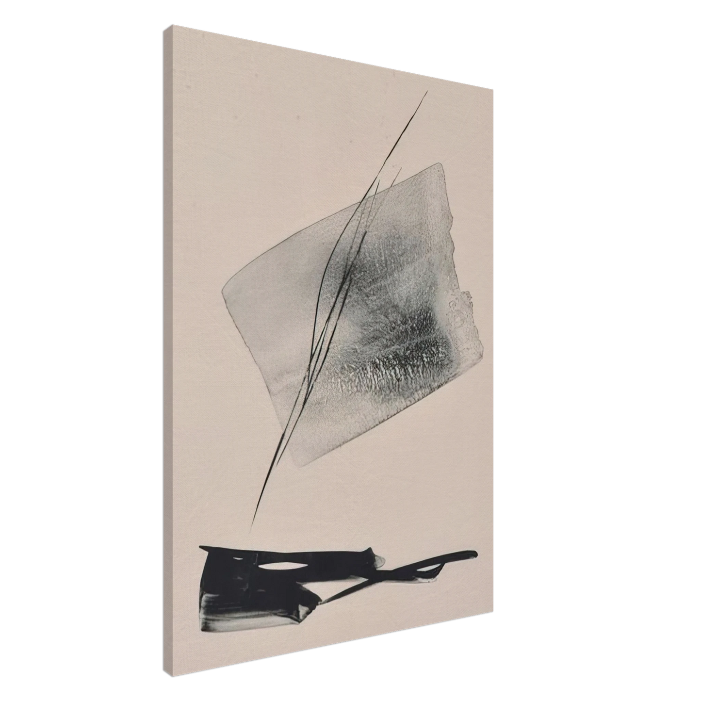 Toko Shinoda - Arrived Wind - Abstract Expressionism Canvas - 20x30 cm / 8x12 inches-canvas