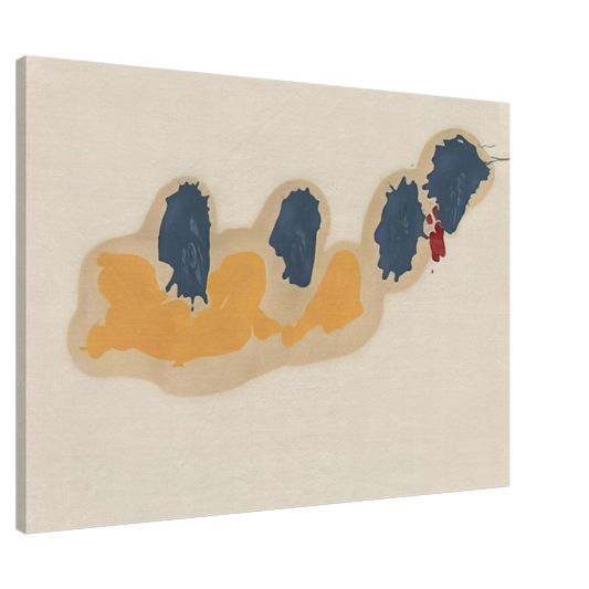 Helen Frankenthaler - April IV - 1960 Canvas - 20x30 cm / 8x12 inches-canvas