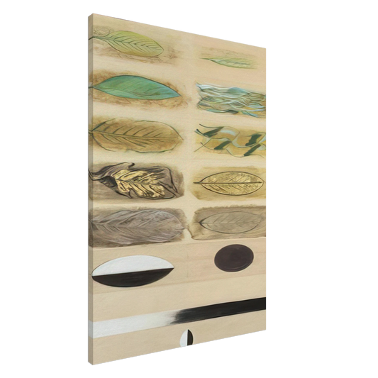 Morris Graves - Life Cycle of a Leaf - Expressionism Canvas - 20x30 cm / 8x12 inches-canvas